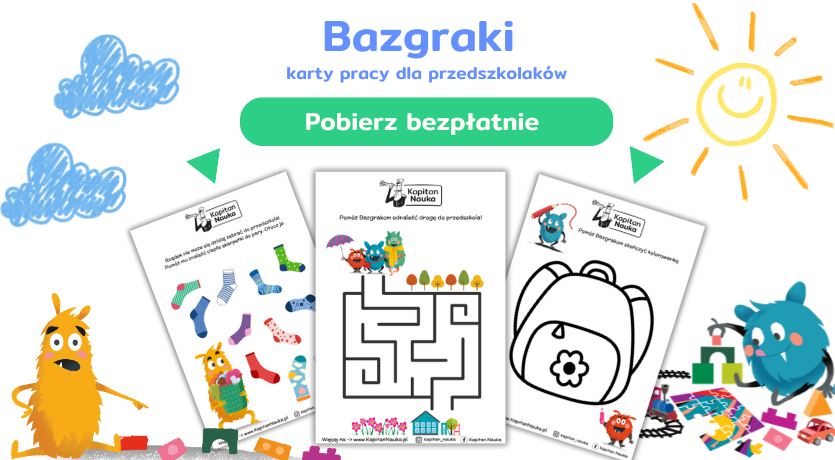 Bezpłatne materiały do pobrania Bazgraki Kapitan Nauka